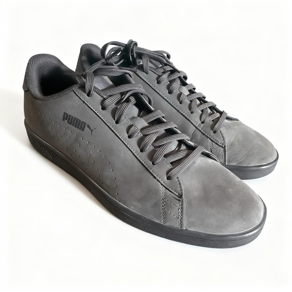 Puma Smash v2 L Gray Sneakers US 10 EU 43 Leather Casual